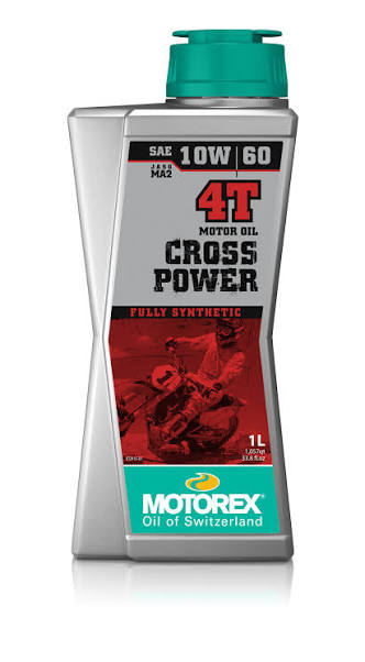 Motorex Cross Power Synthetic 4T Engine Oil - 1 Liter