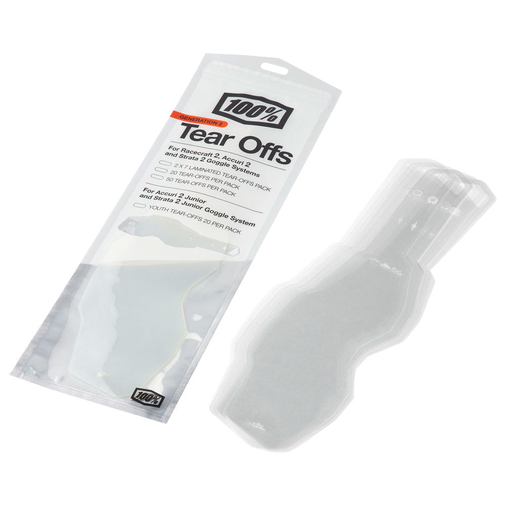 RACECRAFT/ACCURI/STRATA Goggle Tear-Offs